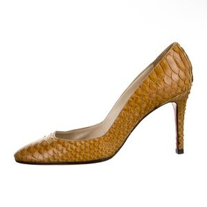 Authentic Christian Louboutin Size 39.5 (us 9) Python Pumps